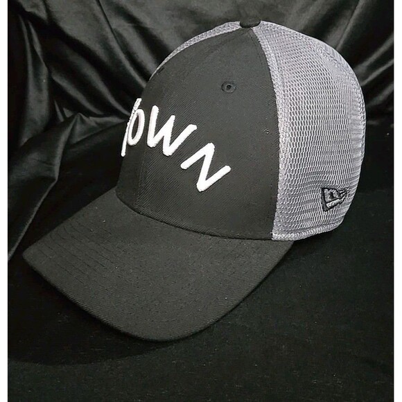 Golden State Warriors NBA The Town New Era 3930 Cap/Hat, Sz Lg-XL, Gray/Black - Picture 2 of 6